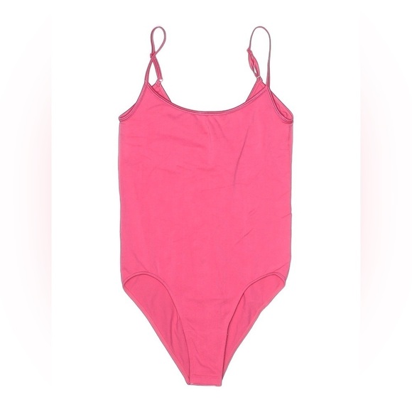 BCBGMAXAZRIA Pink Scoop-neck sleeveless Bodysuit XS Small - Picture 3 of 6